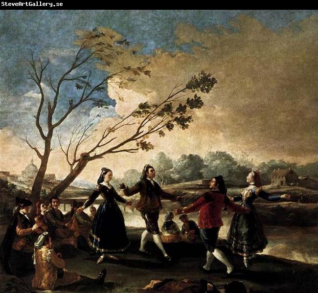 Francisco de goya y Lucientes Dance of the Majos at the Banks of Manzanares